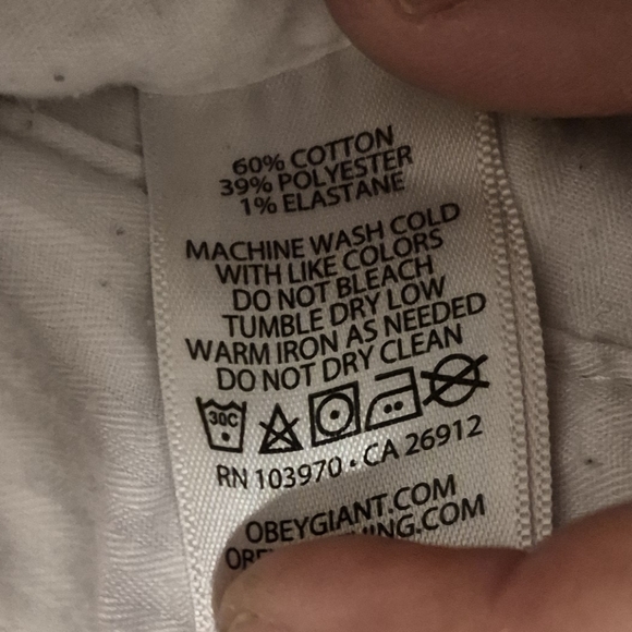 Obey Light Pink Pants - Picture 5 of 7